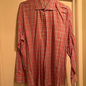 Peter Millar Crown Ease Langley Cotton Sport Shirt XL